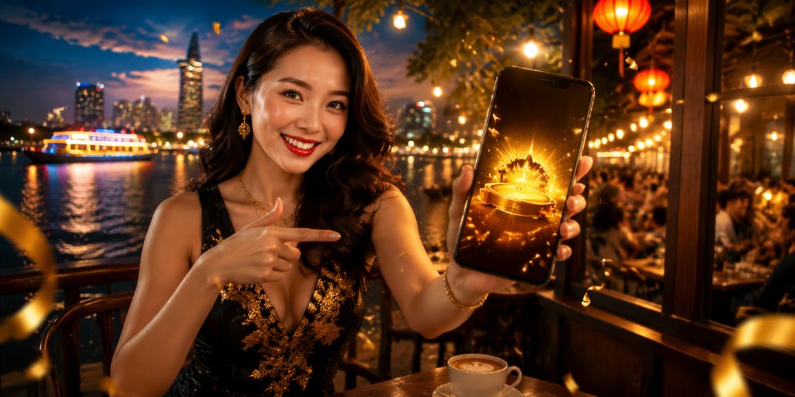 Người chơi ngồi tại quán cà phê Sài Gòn tìm hiểu chính sách chơi game có trách nhiệm