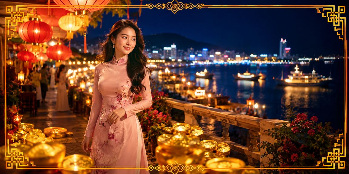 Cảnh đêm tại khu giải trí casino Vũng Tàu
